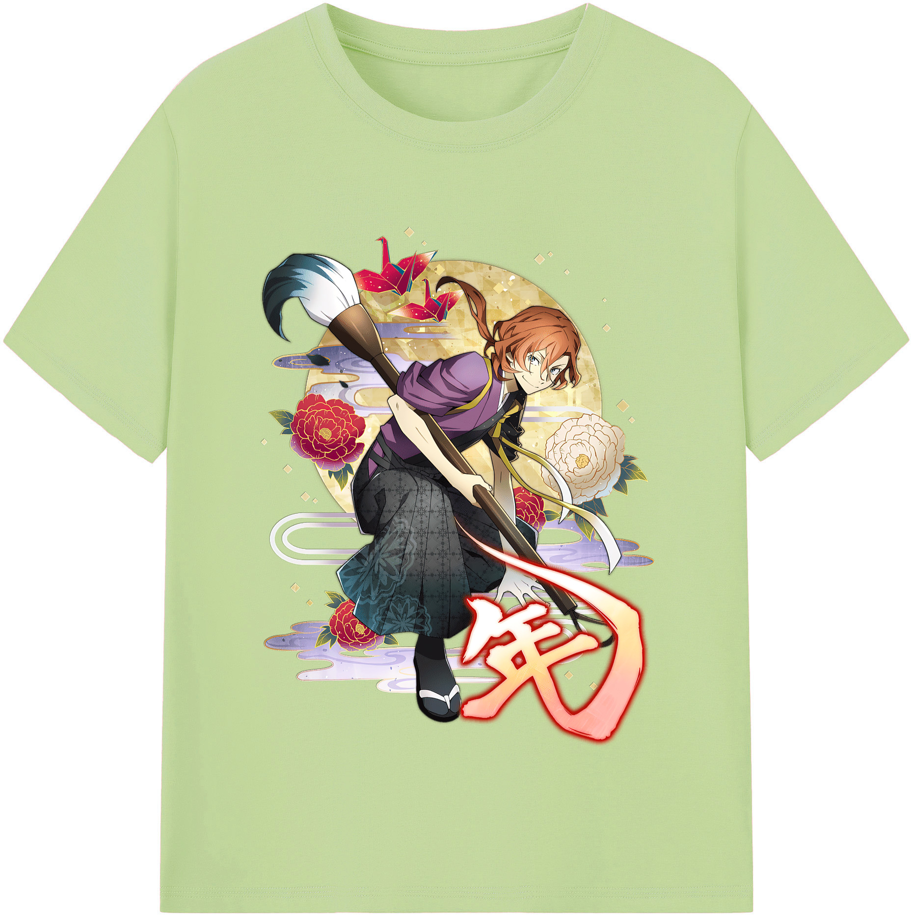 （画像用） 文豪ストレイドッグス Bungo Stray Dogs 綿100％半袖Tシャツ（フロントプリント）